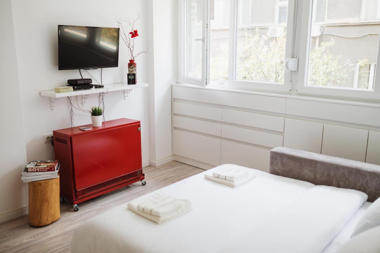 City Center Studio Belgrad Exteriör bild