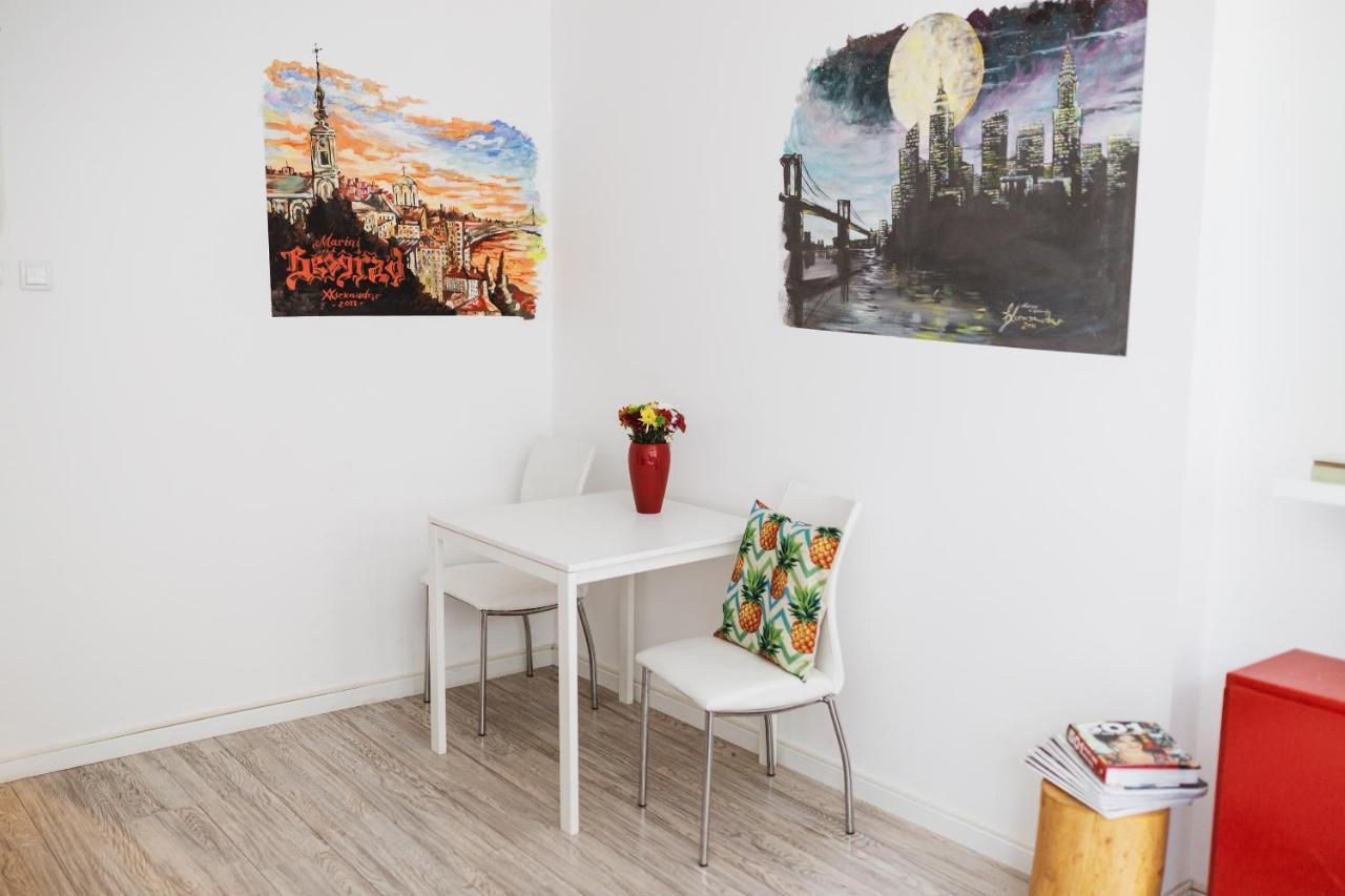 City Center Studio Belgrad Exteriör bild