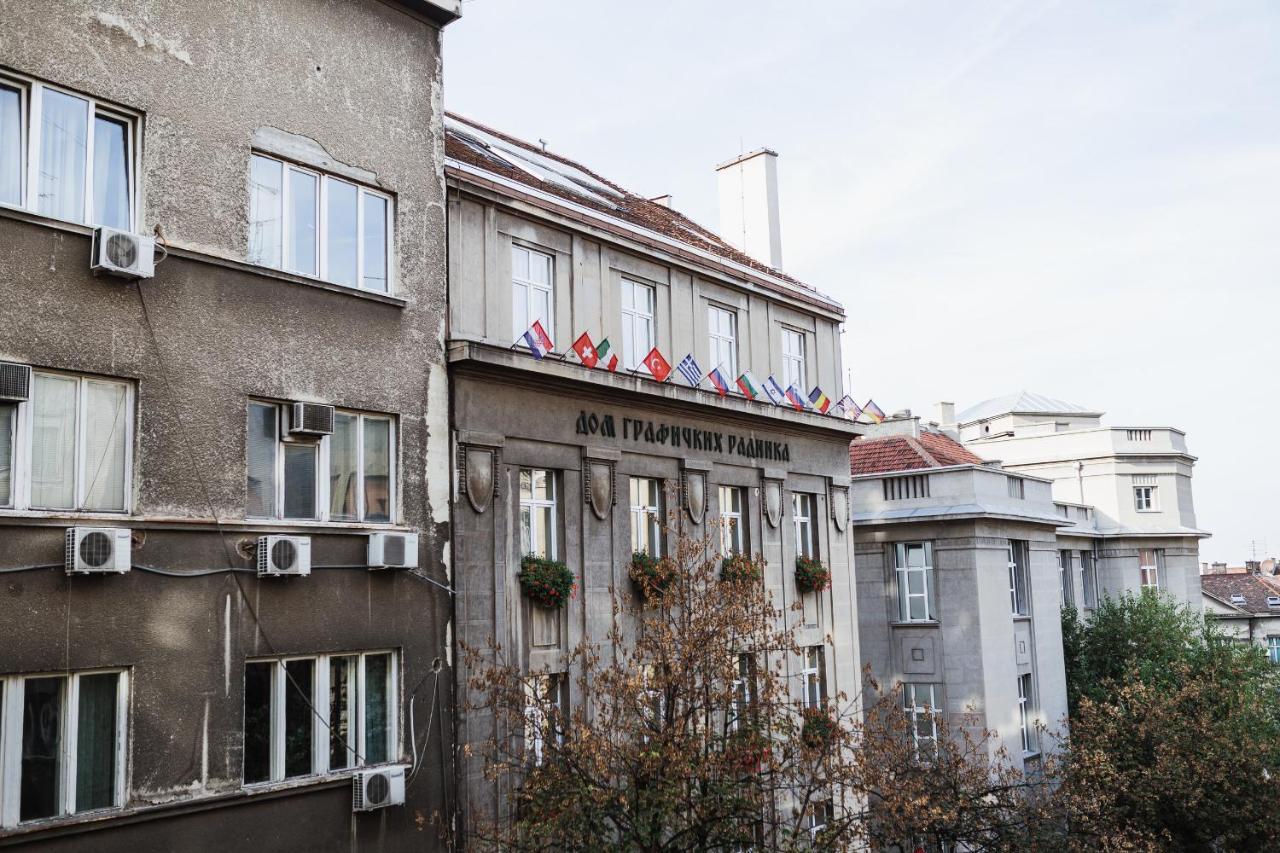 City Center Studio Belgrad Exteriör bild
